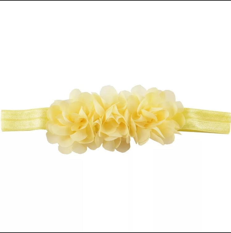 Ruffle Rose Headband