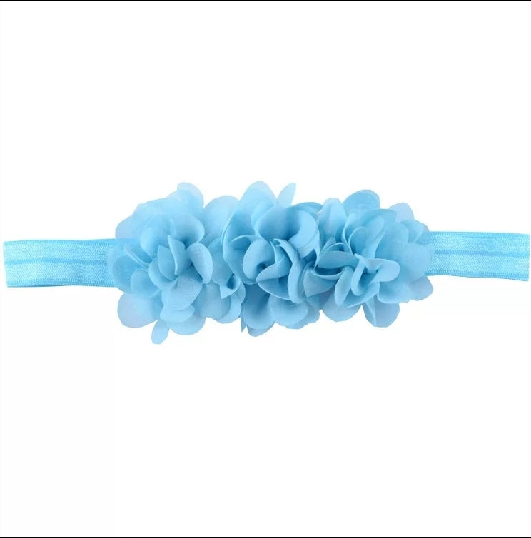 Ruffle Rose Headband