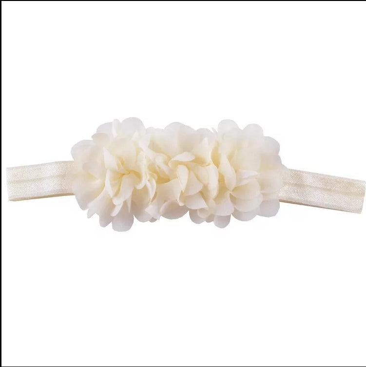 Ruffle Rose Headband