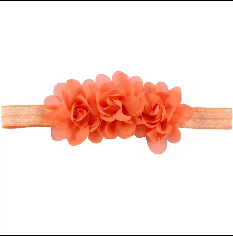 Ruffle Rose Headband
