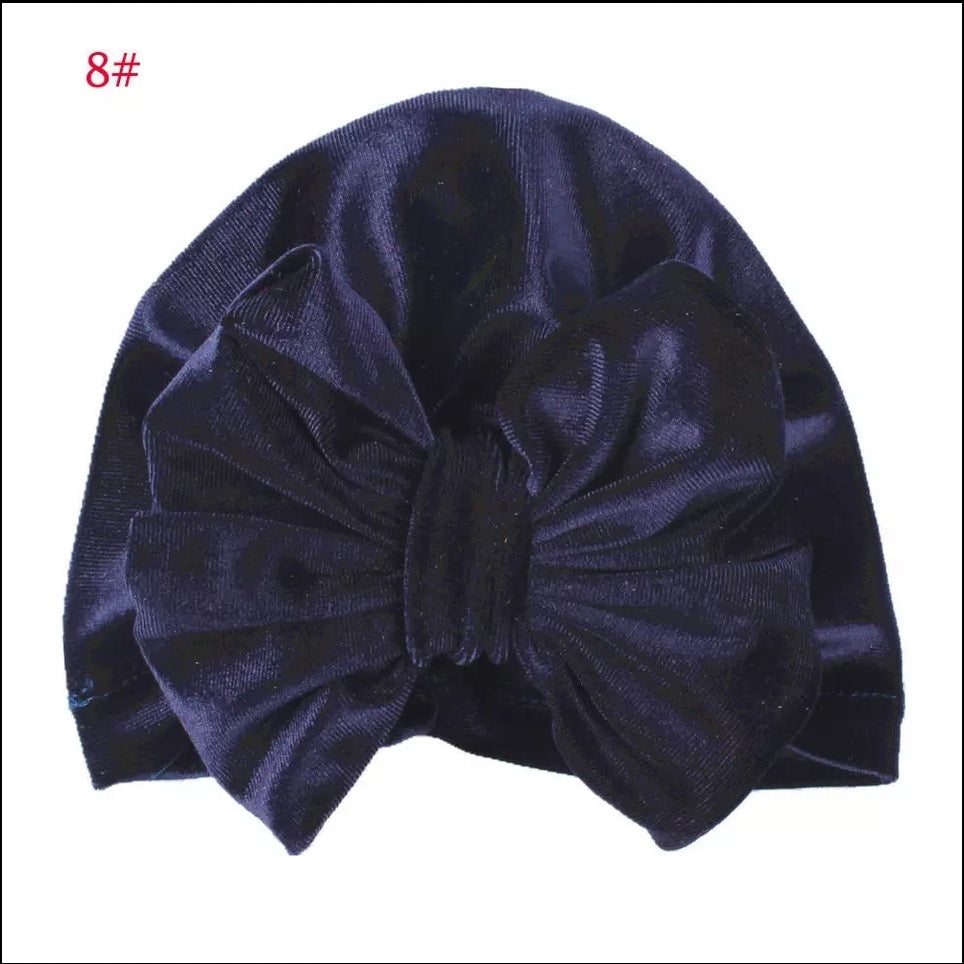 Velvet Bow Turbans