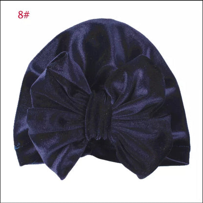 Velvet Bow Turbans