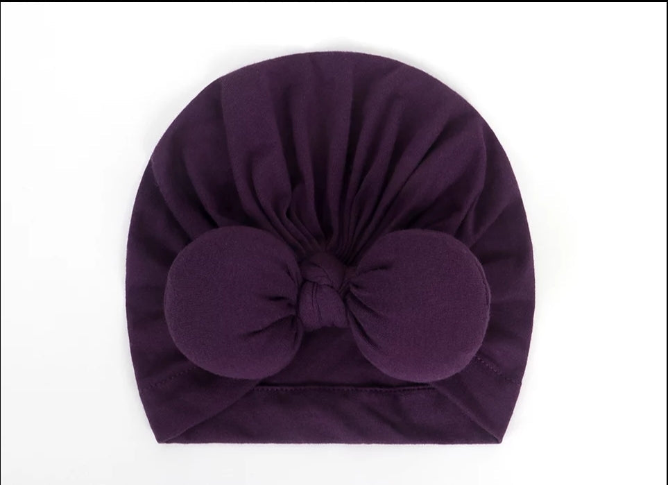 Puffy Bowknot Turban