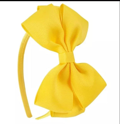BIG BOW ALICE BAND FOR GIRLS