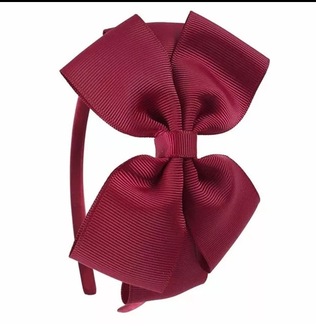 BIG BOW ALICE BAND FOR GIRLS