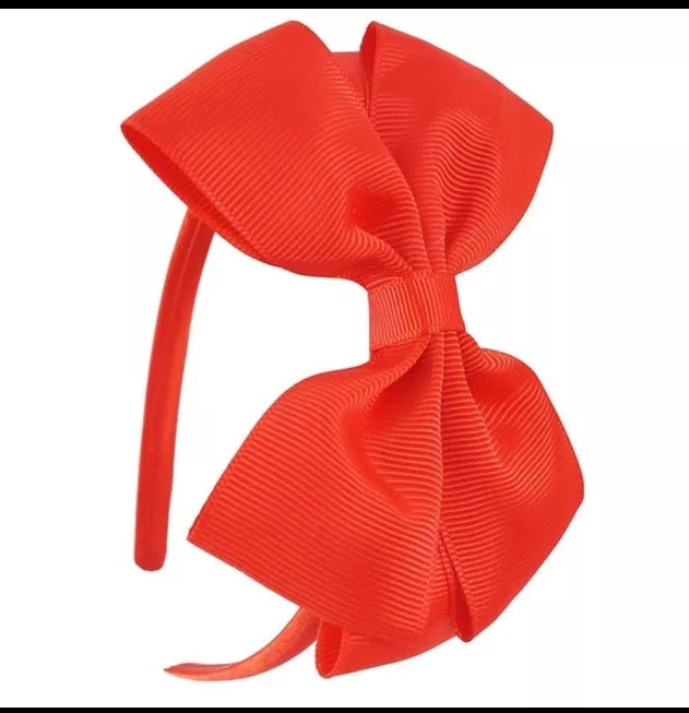 BIG BOW ALICE BAND FOR GIRLS