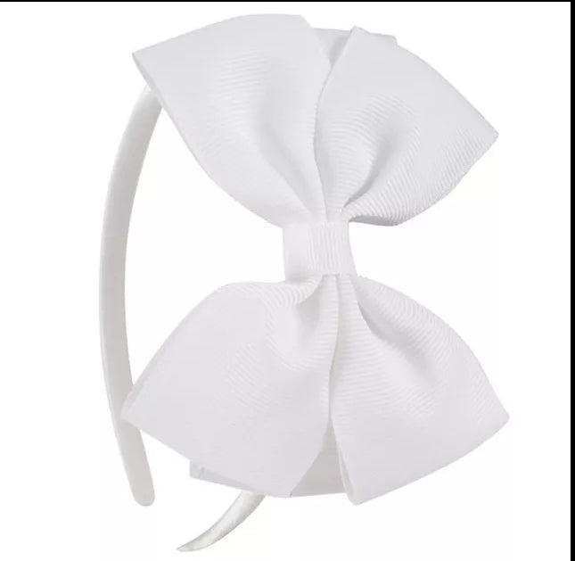 BIG BOW ALICE BAND FOR GIRLS