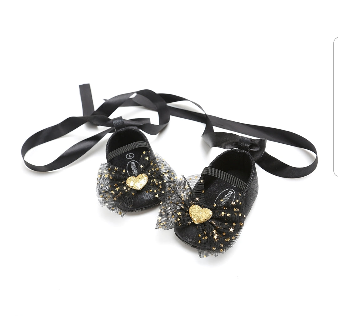Princess Lace Up Bow Shoes (without headband)