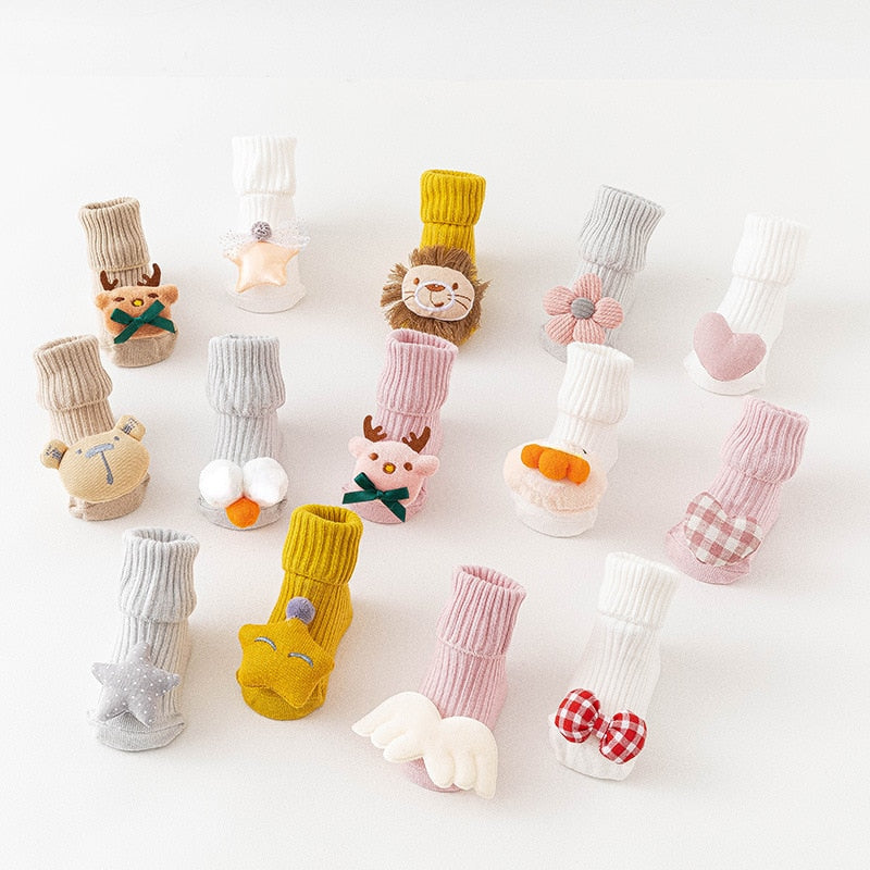 Cute Animal-shaped Anti-slip Long Socks