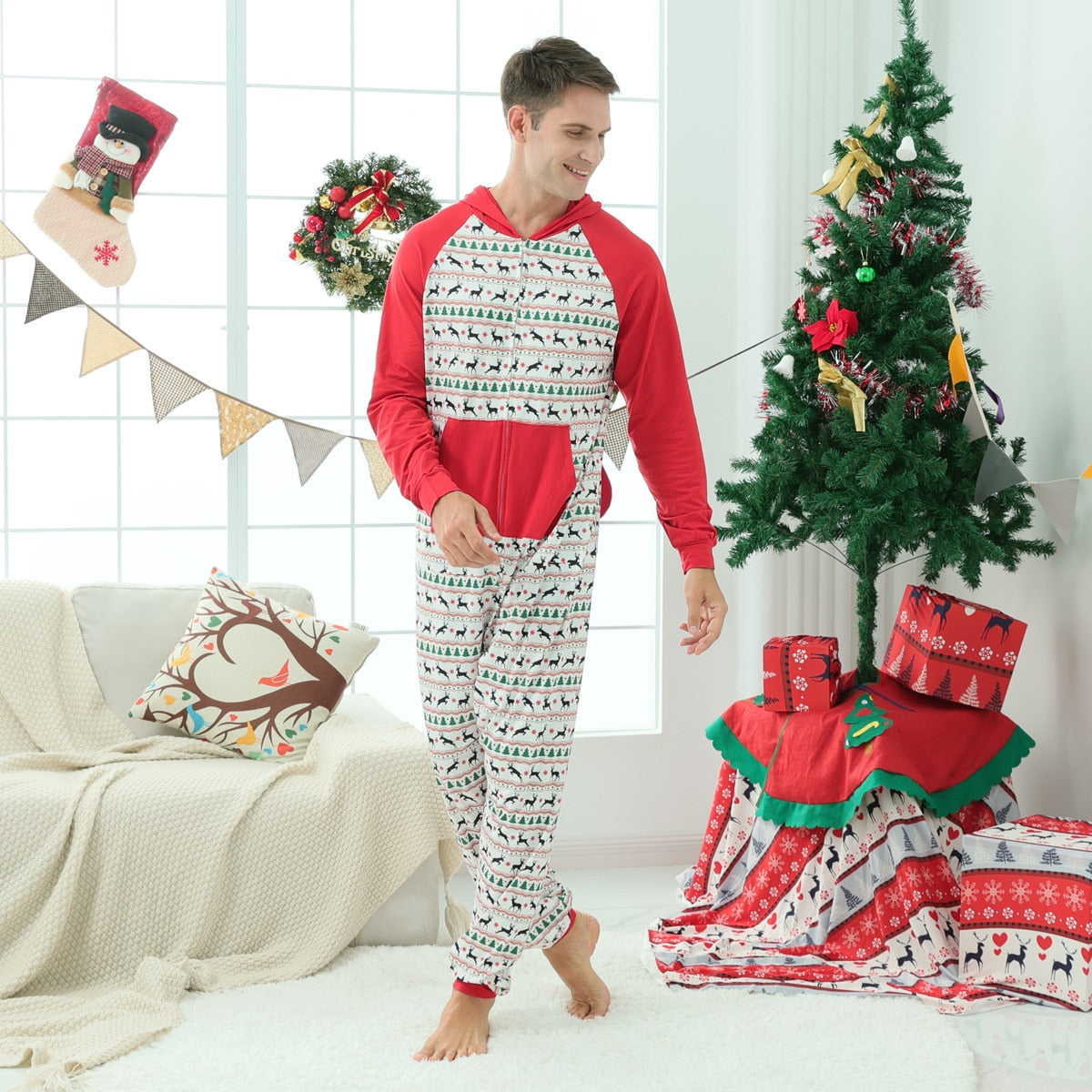 Family Matching Pajamas Cute Soft One-piece Rompers