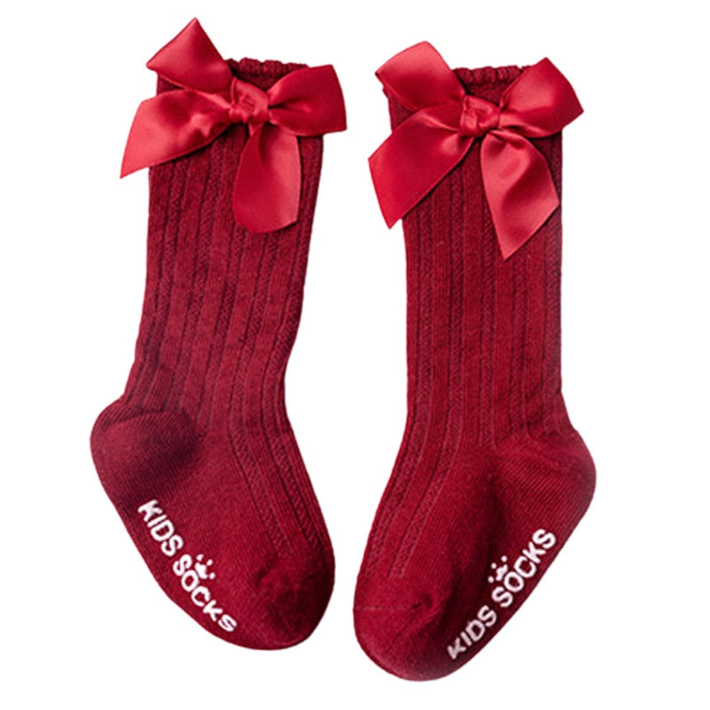 Baby Bowknot Cotton Socks