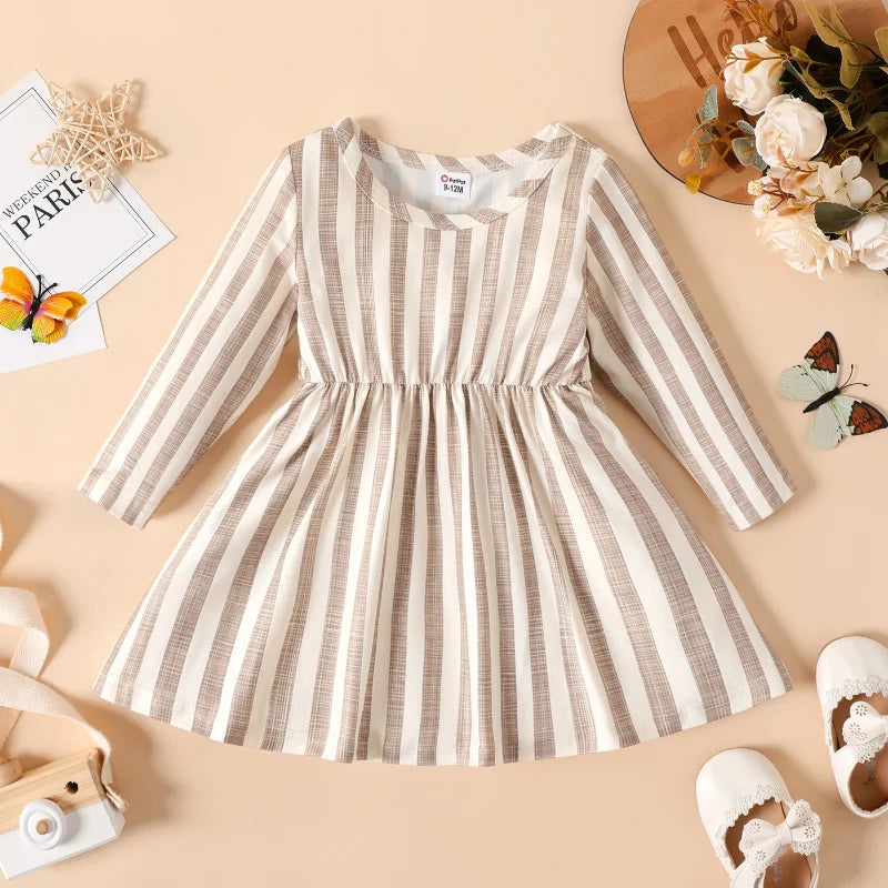 Newborn Baby Girl Ribbed Party Dress