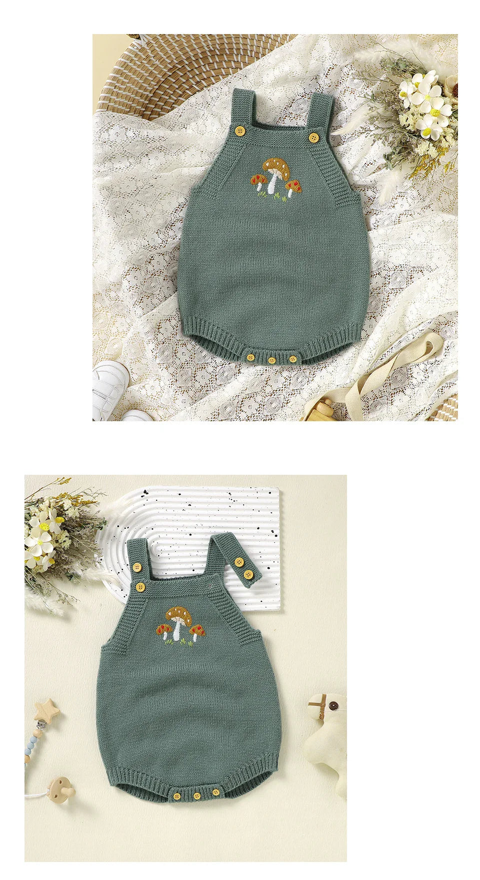 Spring/Fall Sleeveless Baby Bodysuits