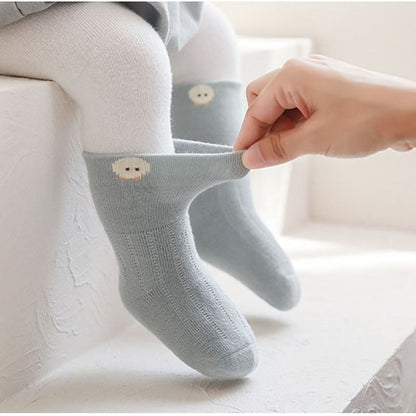 Set of Cute Cartoon Thicken Socks For Children