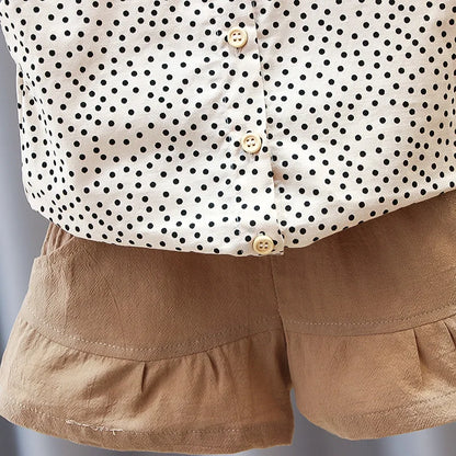 Cotton Sleeveless Baby Girls' Summer Sets: Cute 2-Piece Outfits