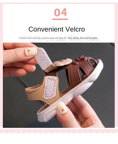 Baby Beach Sandals - Comfortable Cartoon Toddler Sandals