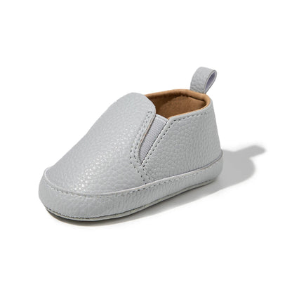Baby Casual Shoes: Leather, Non-slip Soft-sole
