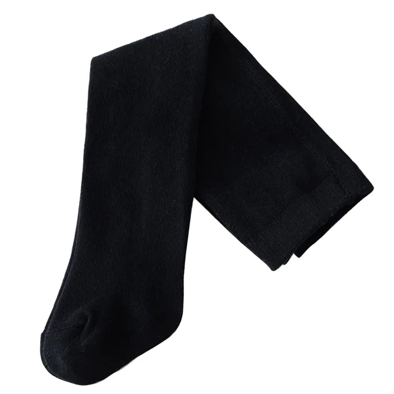 Baby Girls Slim Fit Pantyhose - Stylish Elastic Waist Stockings