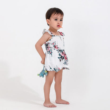 Fashion For Mother and Baby With Floral Print