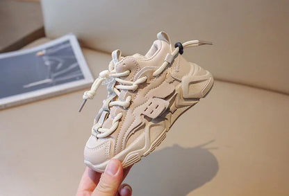 Kids Plush Sneakers: Waterproof and Comfortable Sports Shoes
