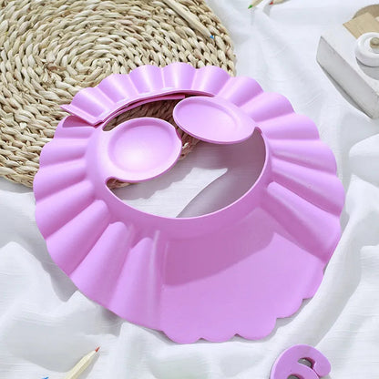 Baby Shower Cap for Kids with Ear Protection