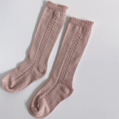 Cotton Knee-High Socks: Breathable & Stylish