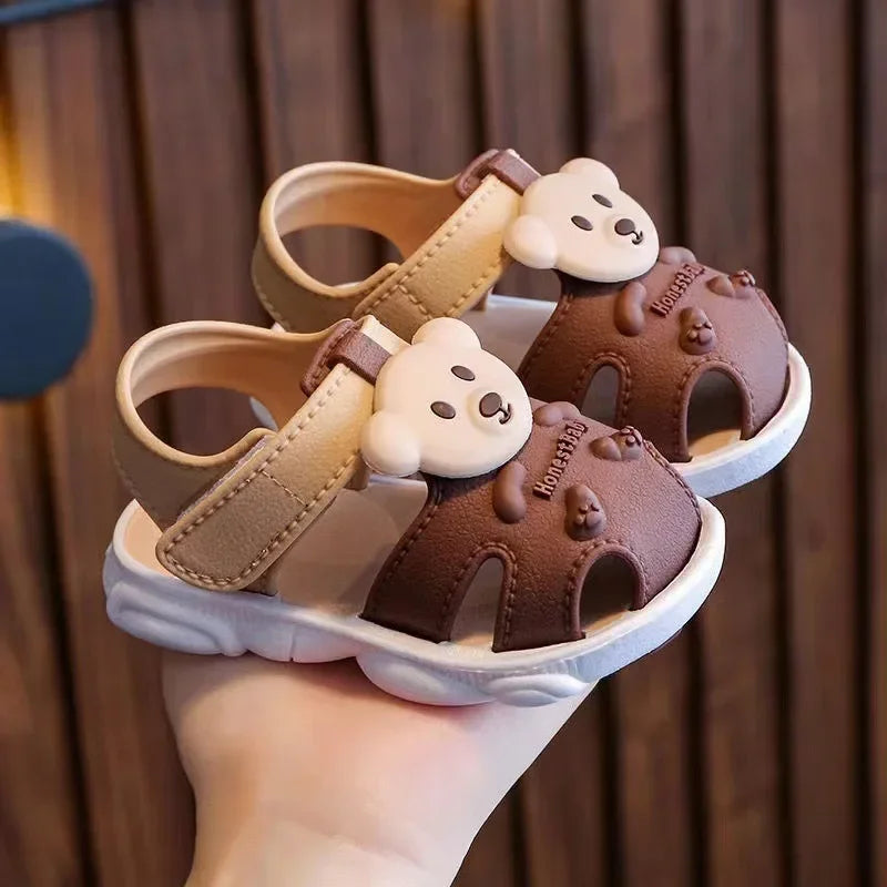 Baby Beach Sandals - Comfortable Cartoon Toddler Sandals