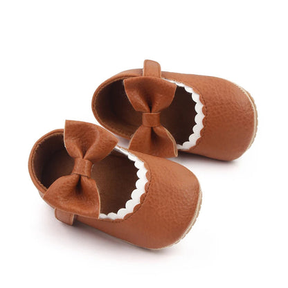 Bowknot Shoes for Toddler: Non-slip Prewalking Shoes