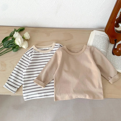 Striped T-shirts Or Plain T-shirts For Children