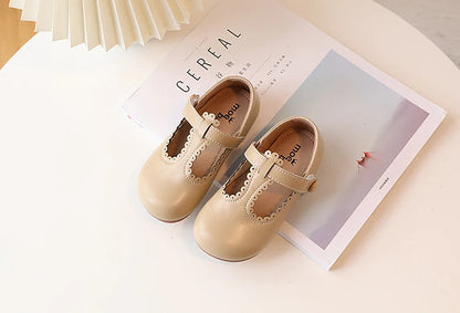 Princess T-Strap Leather Flats: Sweet Retro Dress Shoes