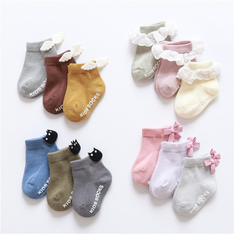 Set Of Anti-Slip Socks For Children