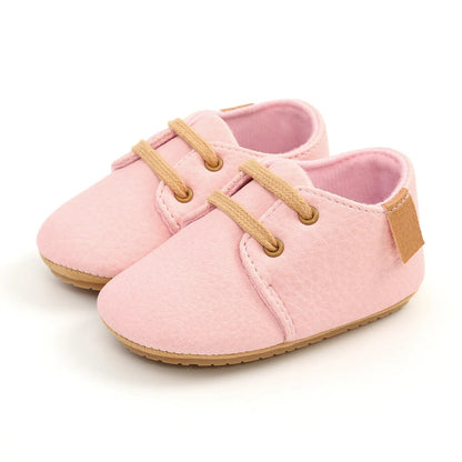New Retro Leather Baby Shoes - Multicolor Toddler Moccasins