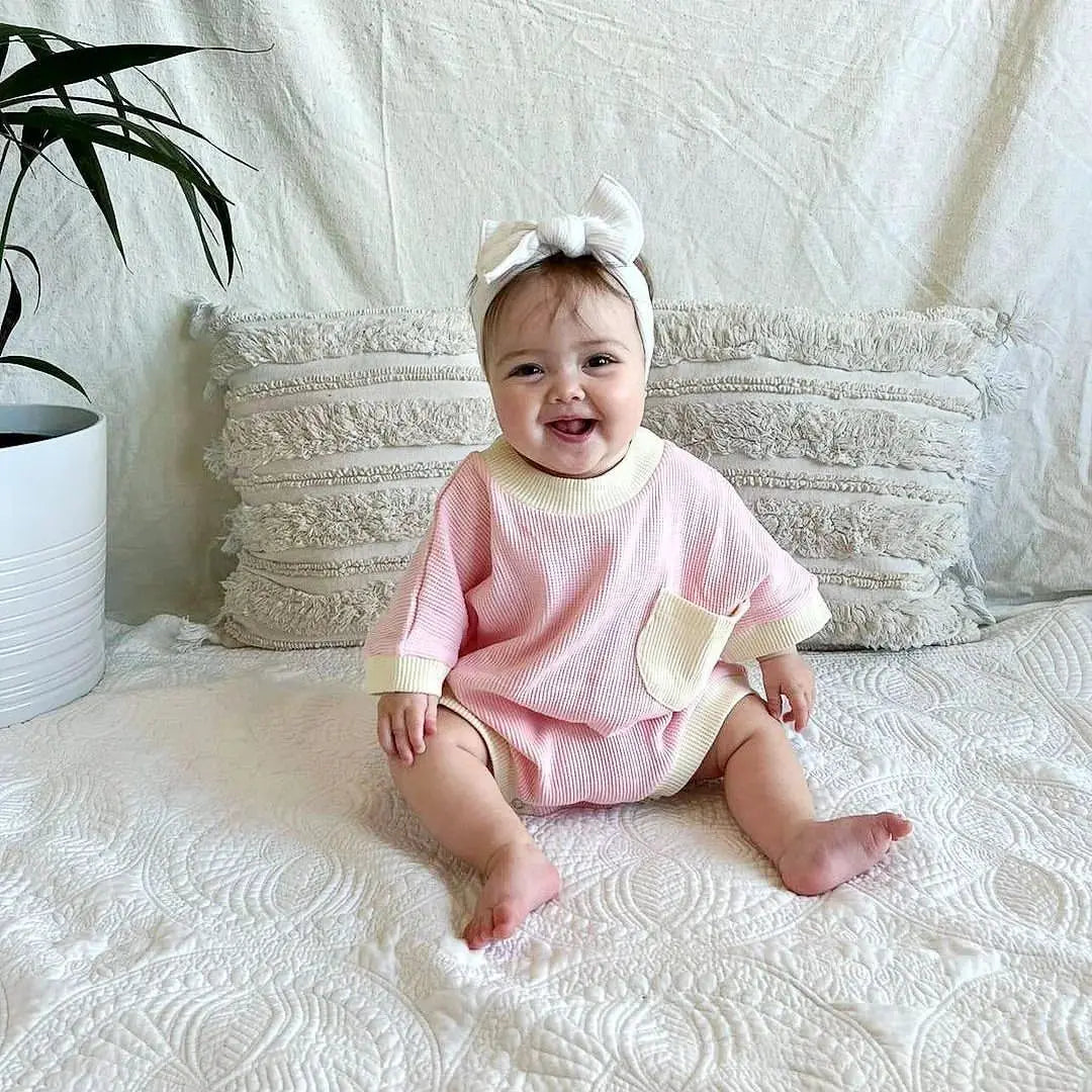 Summer Newborn Cotton Romper: Short Sleeve Fashion Baby Clothes