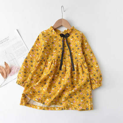 Girls Floral Princess Dress - Casual Spring Costume (2-8 Years)