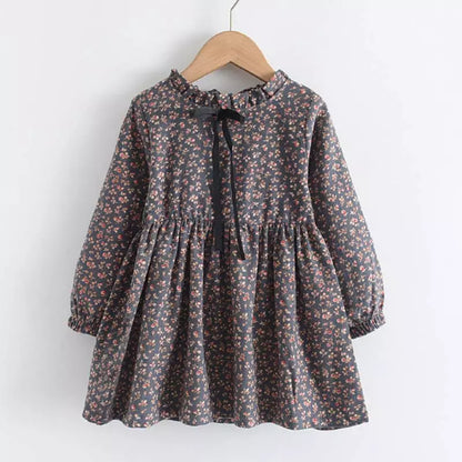 Girls Floral Princess Dress - Casual Spring Costume (2-8 Years)