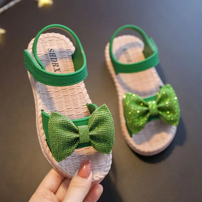 Girls' Bow Sandals: Sweet and Versatile