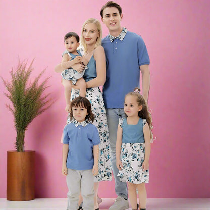 Family Matching Outfits Parent-child Clothes