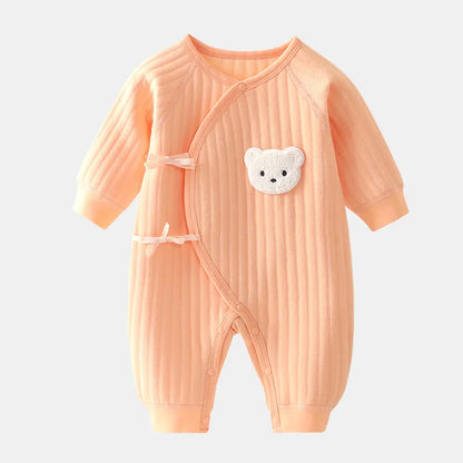 Cotton Newborn Onesie for 0-6M Babies