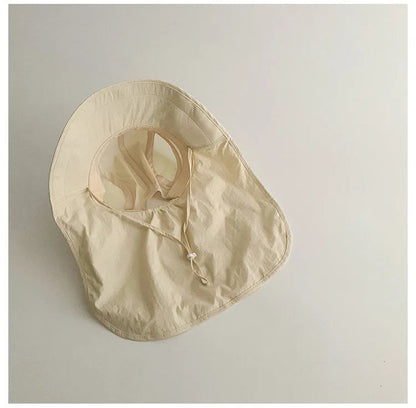Quick-Dry Fisherman Hat: Cartoon Sunshade Cap for Kids