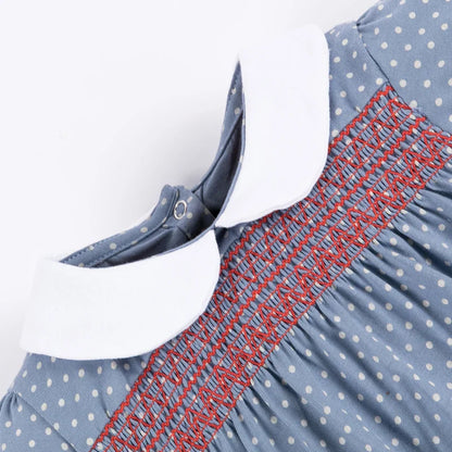 Baby Girls' Cotton Rabbit Applique Clothes: Summer Casual Wear