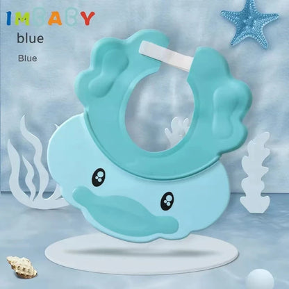 Kids Visor Shampoo Cap - Hippo Style