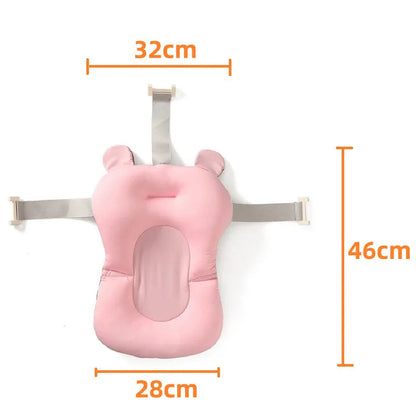 Portable Newborn Bath Support Pad - Comfortable and Foldable