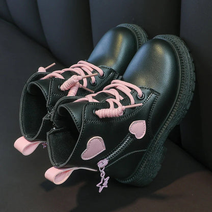 Chic Pink Rubber Boots for Fashionable Little Princesses