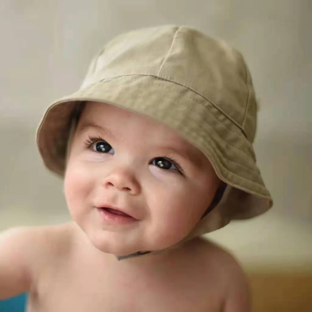 Panama Baby Sun Hat: Outdoor Fisherman Bucket Hat for Kids