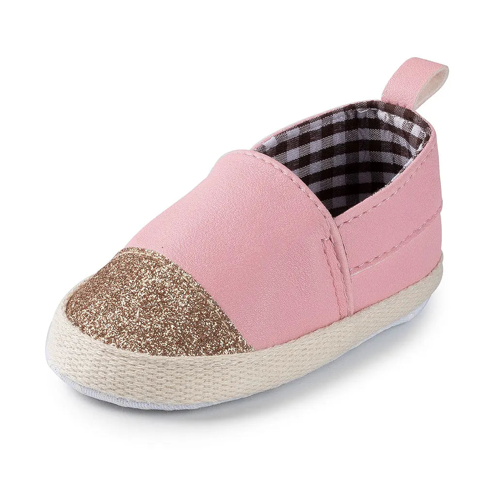 Baby Casual Shoes: Leather, Non-slip Soft-sole