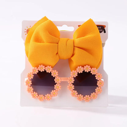 Fashion Baby Girls' Sunglasses and Hair Band Set