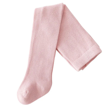 Baby Girls Slim Fit Pantyhose - Stylish Elastic Waist Stockings