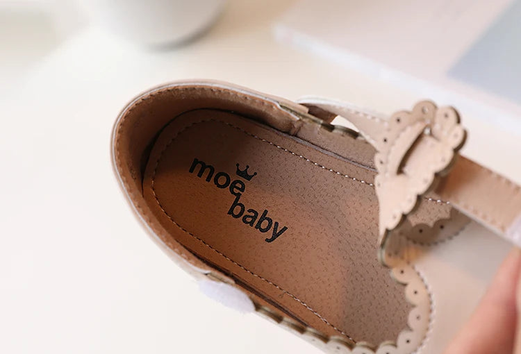 Princess T-Strap Leather Flats: Sweet Retro Dress Shoes