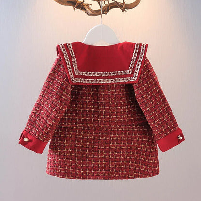Sweet Princess Plaid Set for Fashionable Kids