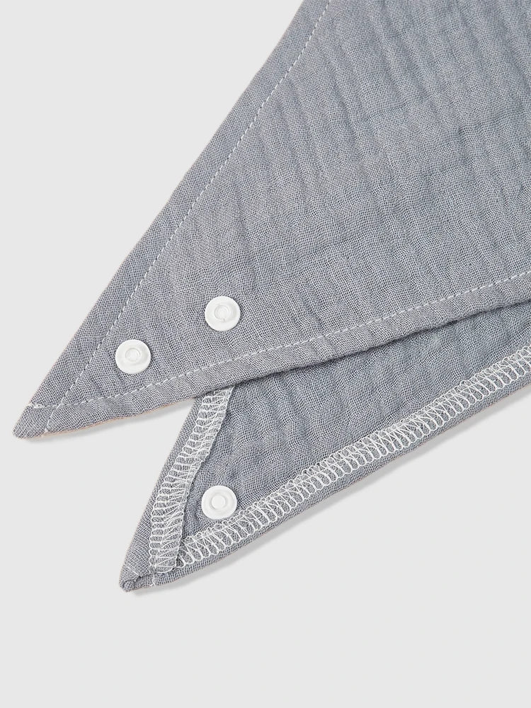 Organic Cotton Bibs: Super Absorbent 4-Pack Set for Babies